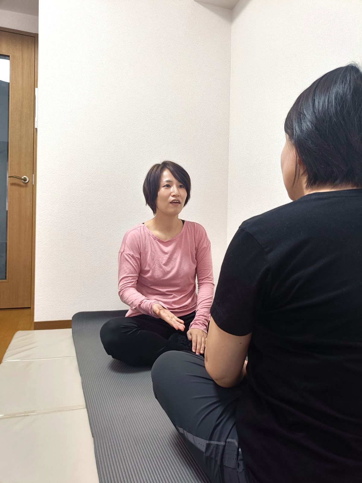 体の状態を一緒に確かめる