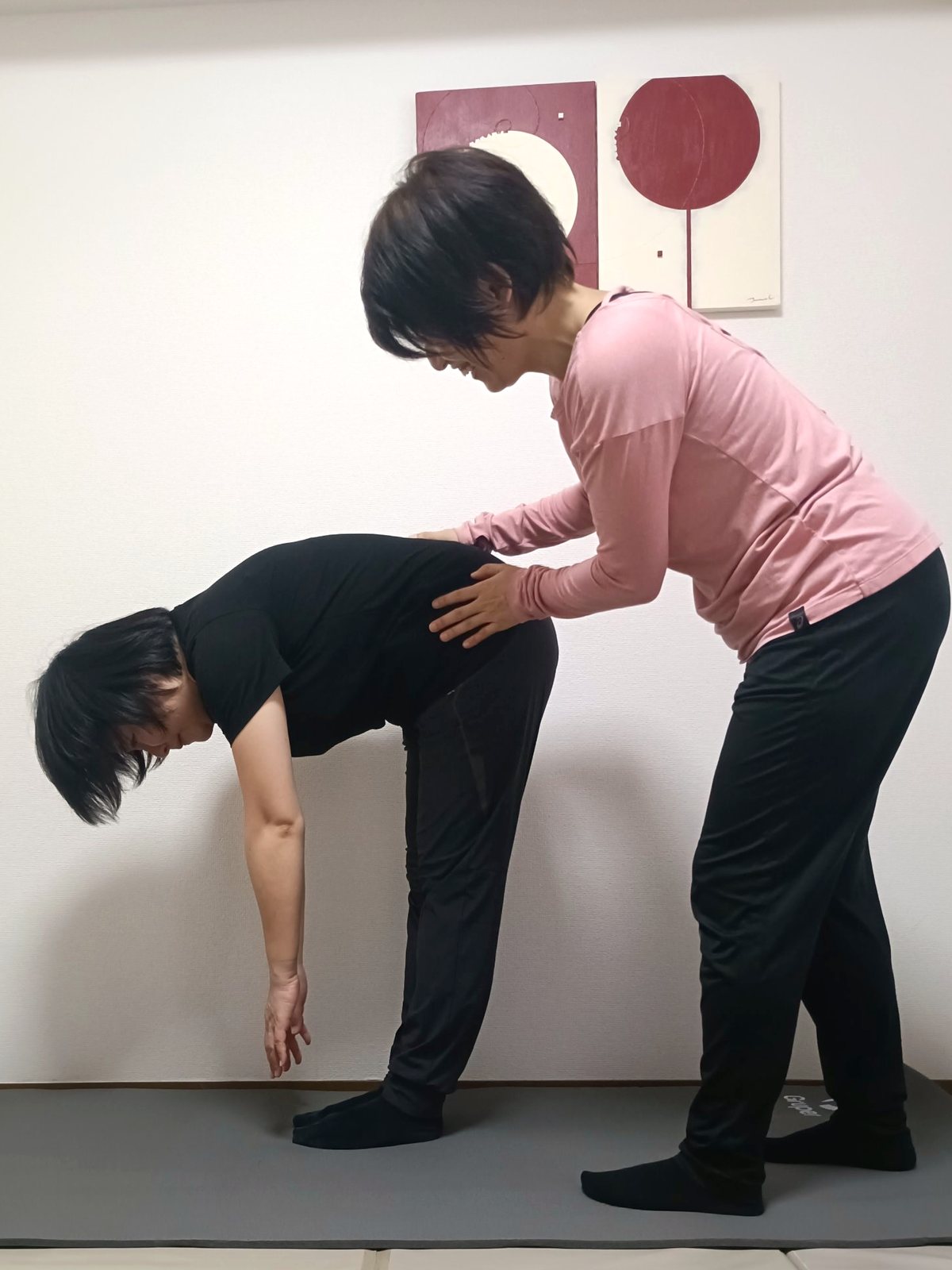 実際に体を動かしながら確かめる